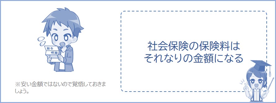 社会保険の保険料はそれなりの金額