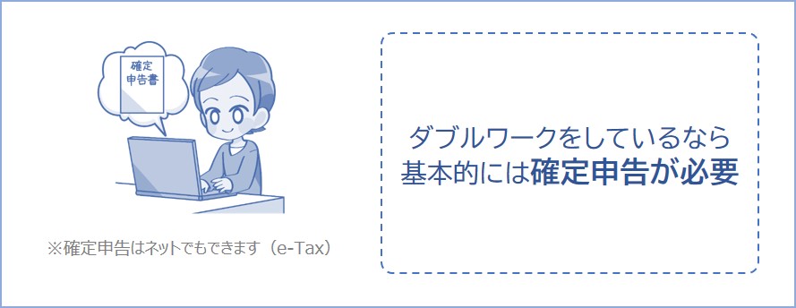 ダブルワークは基本的に確定申告が必要
