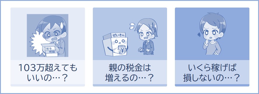 103万を超えたときのポイント