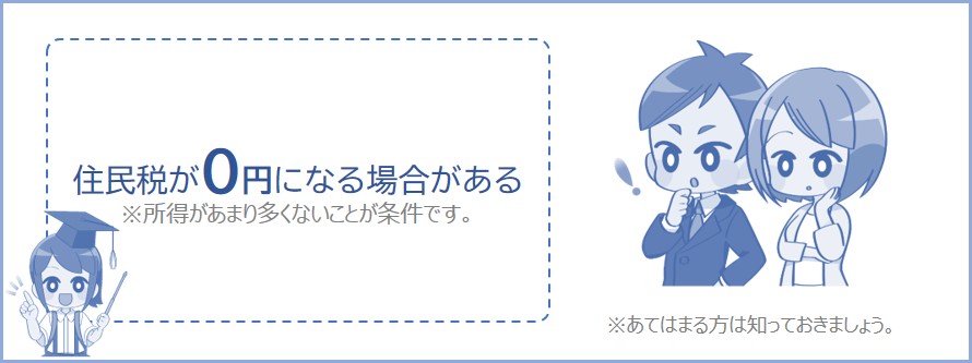 16歳未満の子供を扶養すると住民税が0円になる場合がある