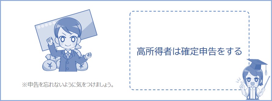 給与収入が2,000万円を超えるひとは確定申告が必要