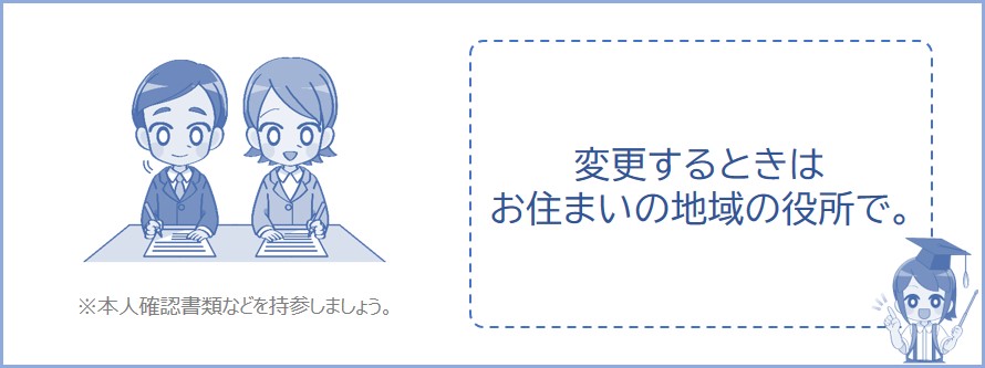 世帯主を変更するときは手続きが必要