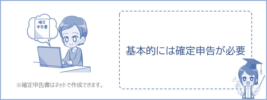 ウーバーイーツの収入があったときは基本的に確定申告が必要