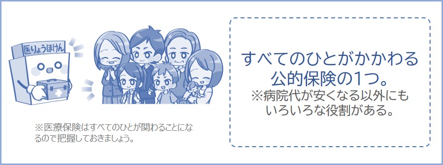 すべてのひとがかかわる公的保険のひとつ