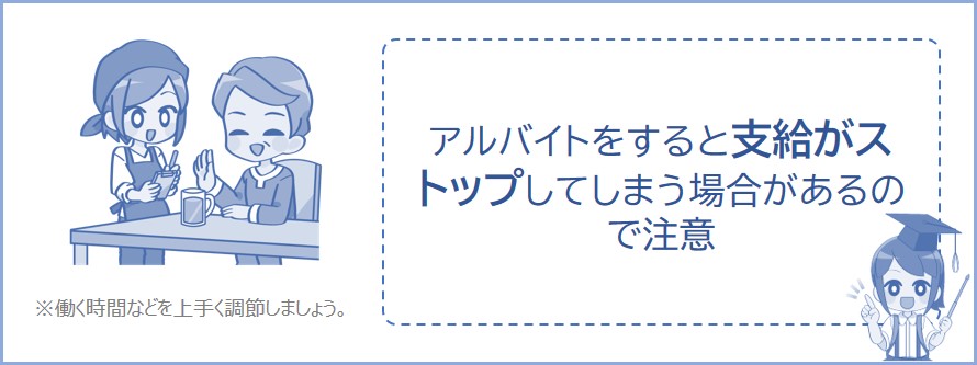 アルバイトをすると失業手当が支給ストップする場合がある
