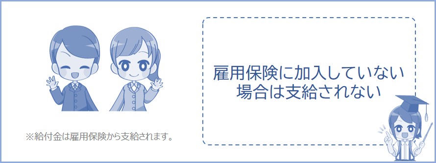育児休業給付金は、雇用保険に加入していなければ支給されない