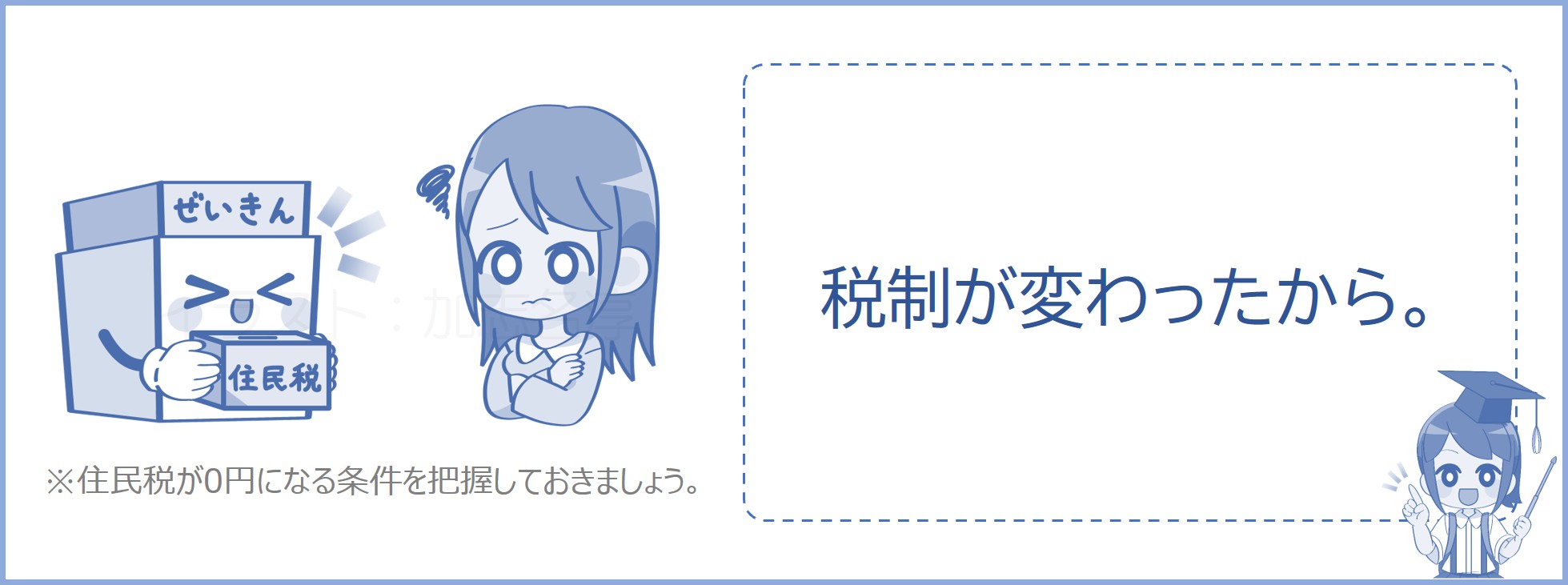 税制が変わったから。